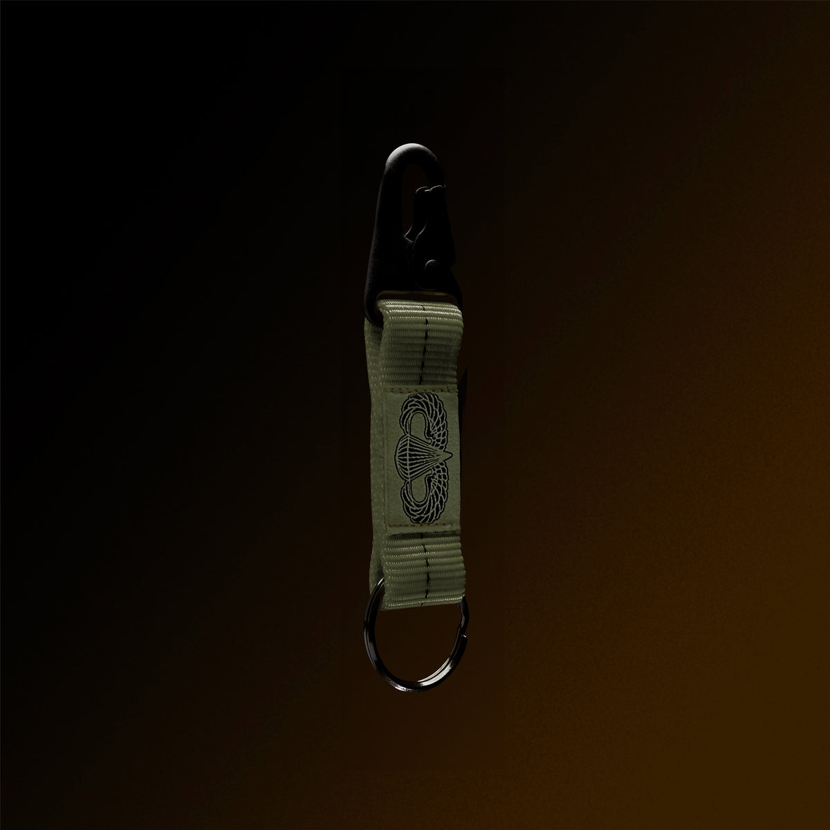 2-Below-Bite Static OD Green Keychain