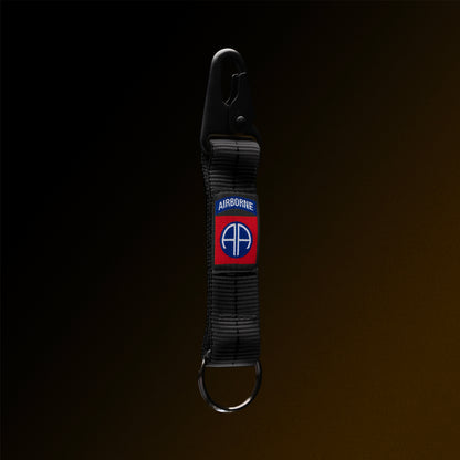 4-in-the-Hand Black Lanyard Keychain
