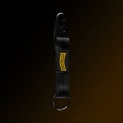 4-in-the-Hand Black Lanyard Keychain