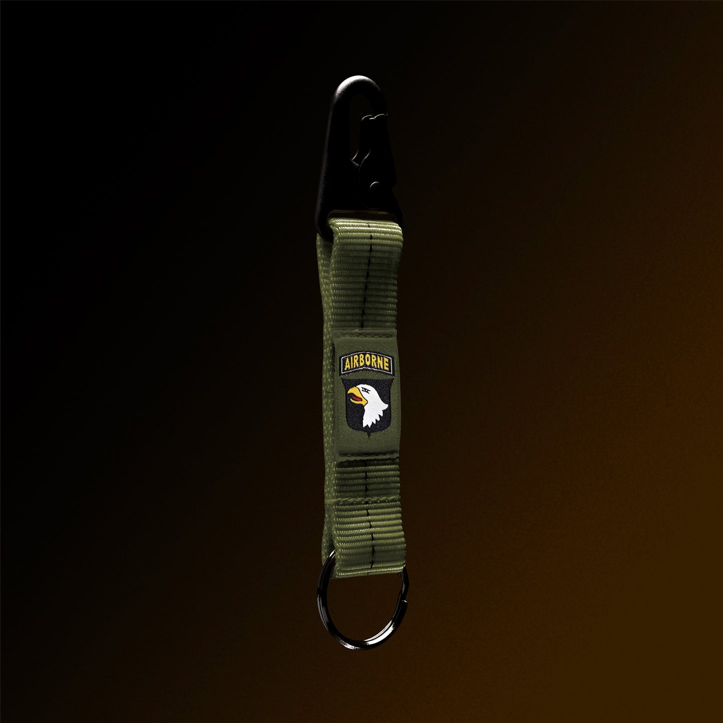 4-in-the-Hand OD Green Lanyard Keychain