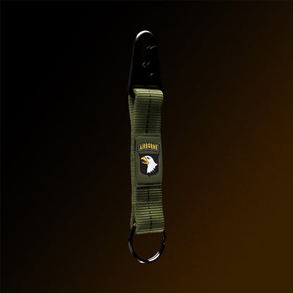 4-in-the-Hand OD Green Lanyard Keychain