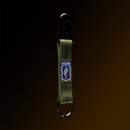 4-in-the-Hand OD Green Lanyard Keychain