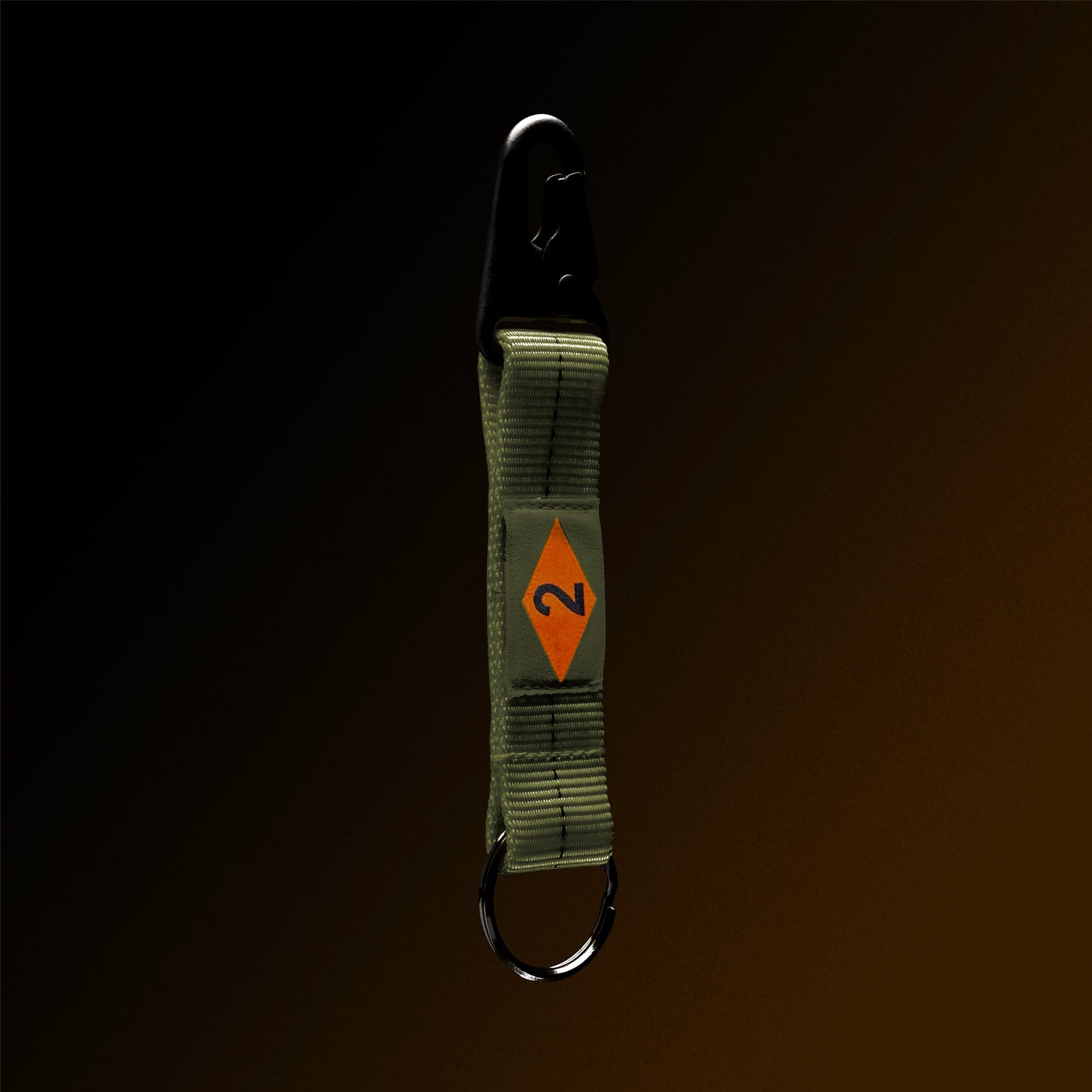 4-in-the-Hand OD Green Lanyard Keychain