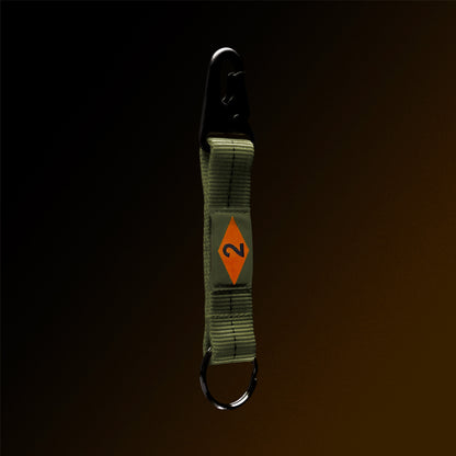 4-in-the-Hand OD Green Lanyard Keychain