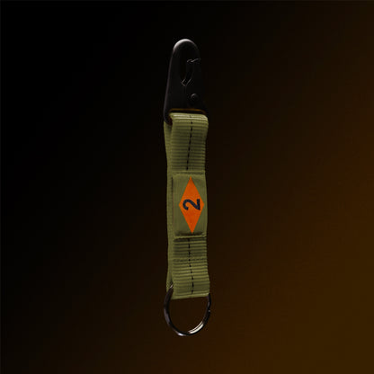 4-in-the-Hand OD Green Lanyard Keychain