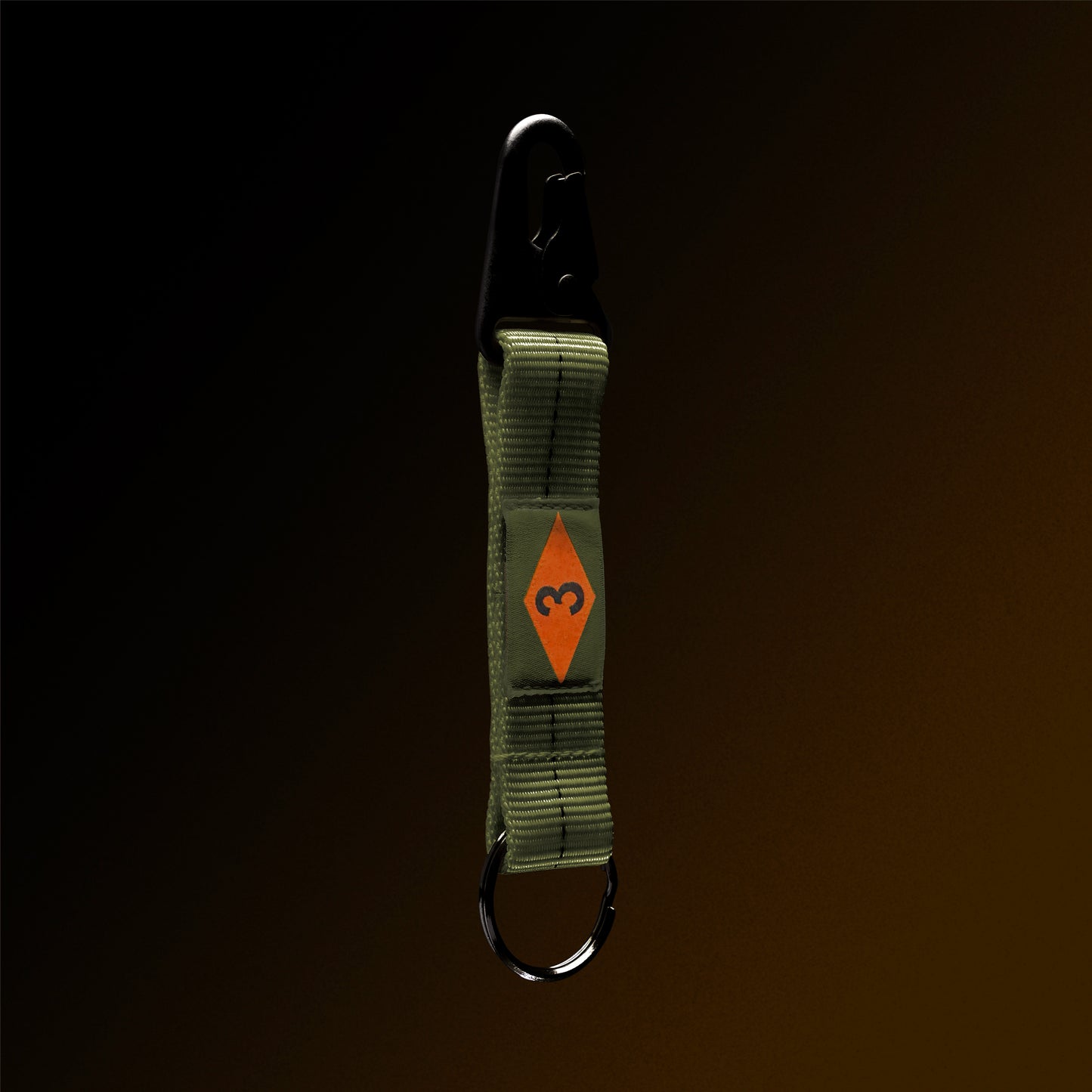 4-in-the-Hand OD Green Lanyard Keychain