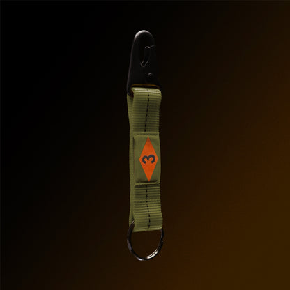 4-in-the-Hand OD Green Lanyard Keychain