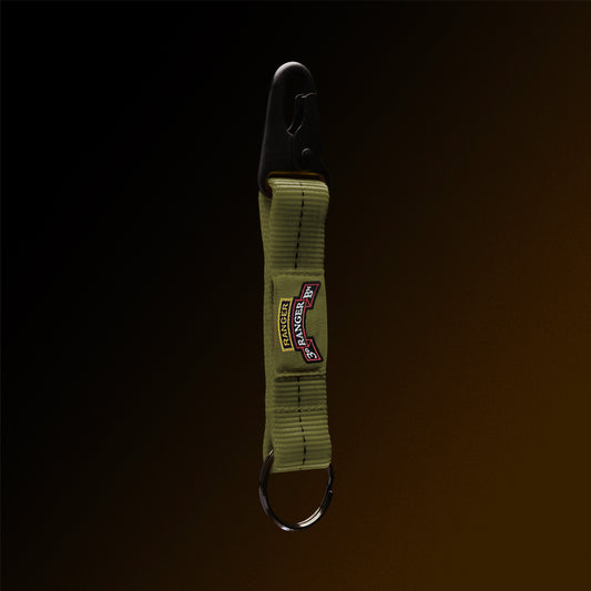 4-in-the-Hand OD Green Lanyard Keychain