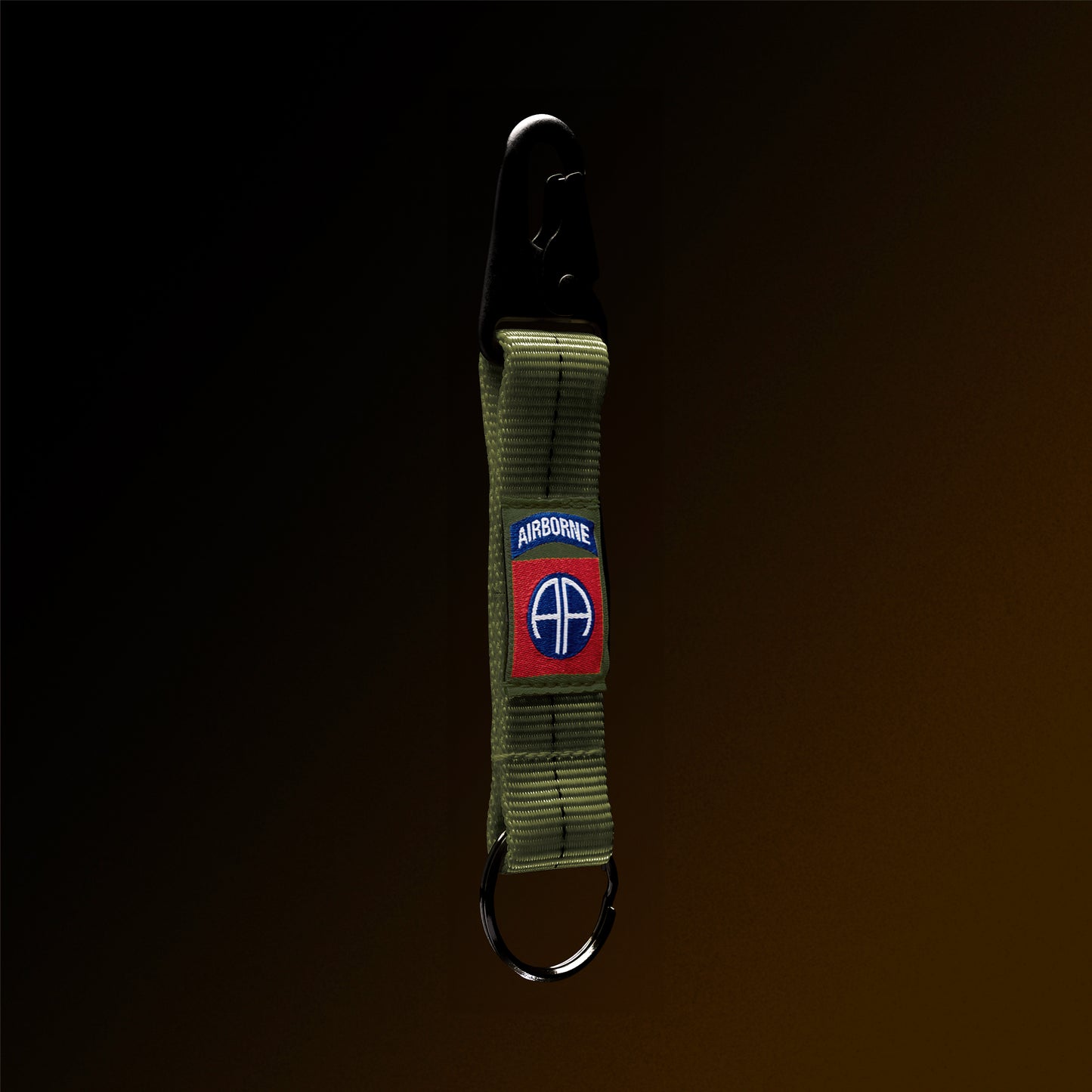 4-in-the-Hand OD Green Lanyard Keychain