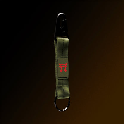 4-in-the-Hand OD Green Lanyard Keychain