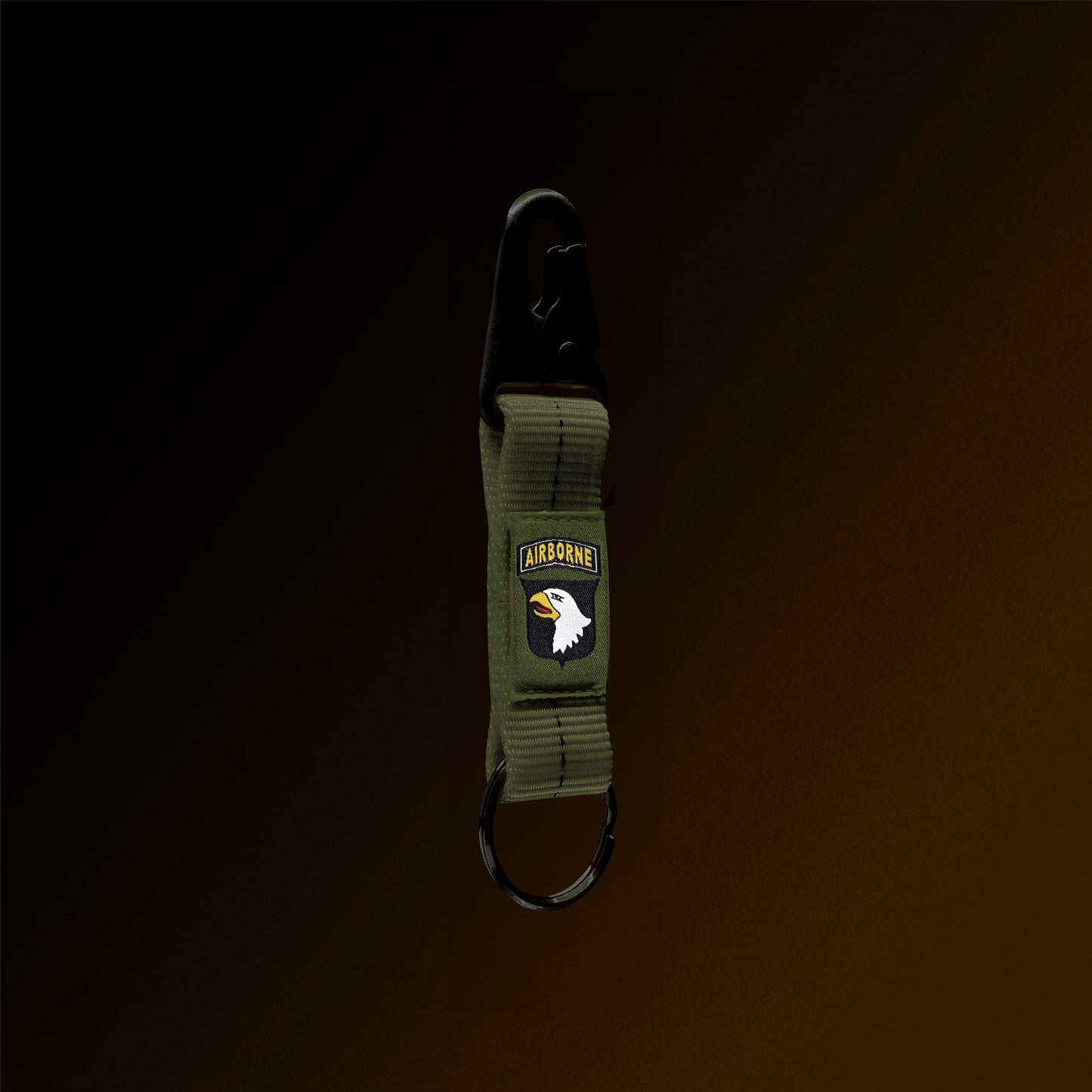 2-Below-Bite Static OD Green Keychain