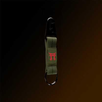 2-Below-Bite Static OD Green Keychain