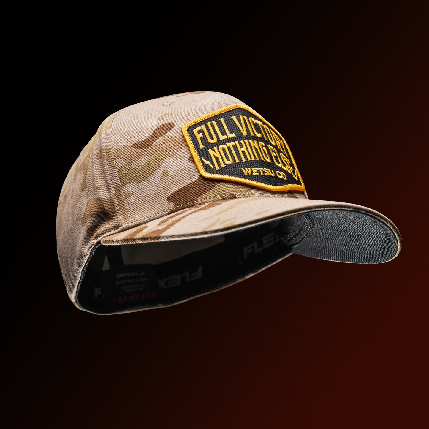 Full Victory Shield Patch Flexfit Hat