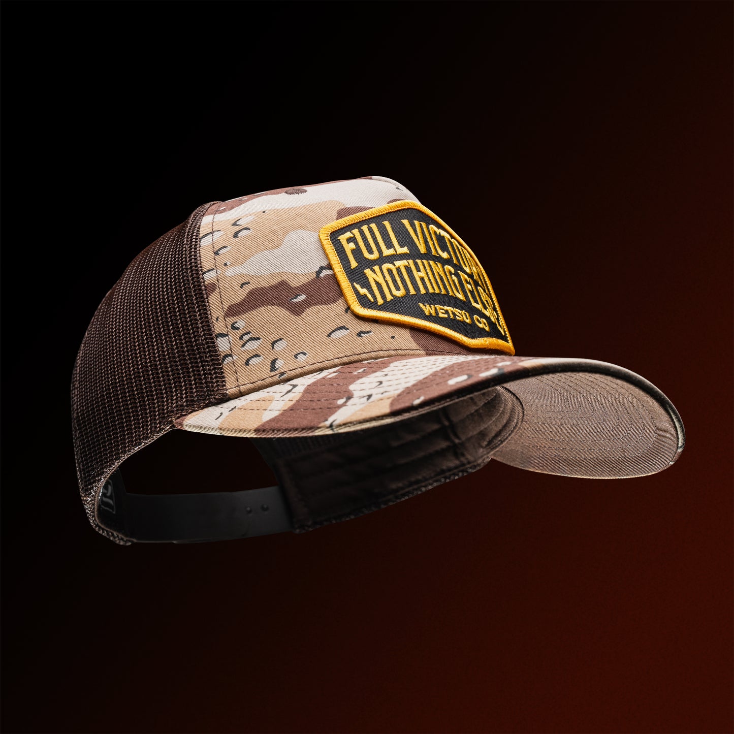 Full Victory Shield Patch Trucker Hat
