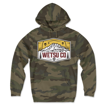 WETSU Mountains Camo Hoodie