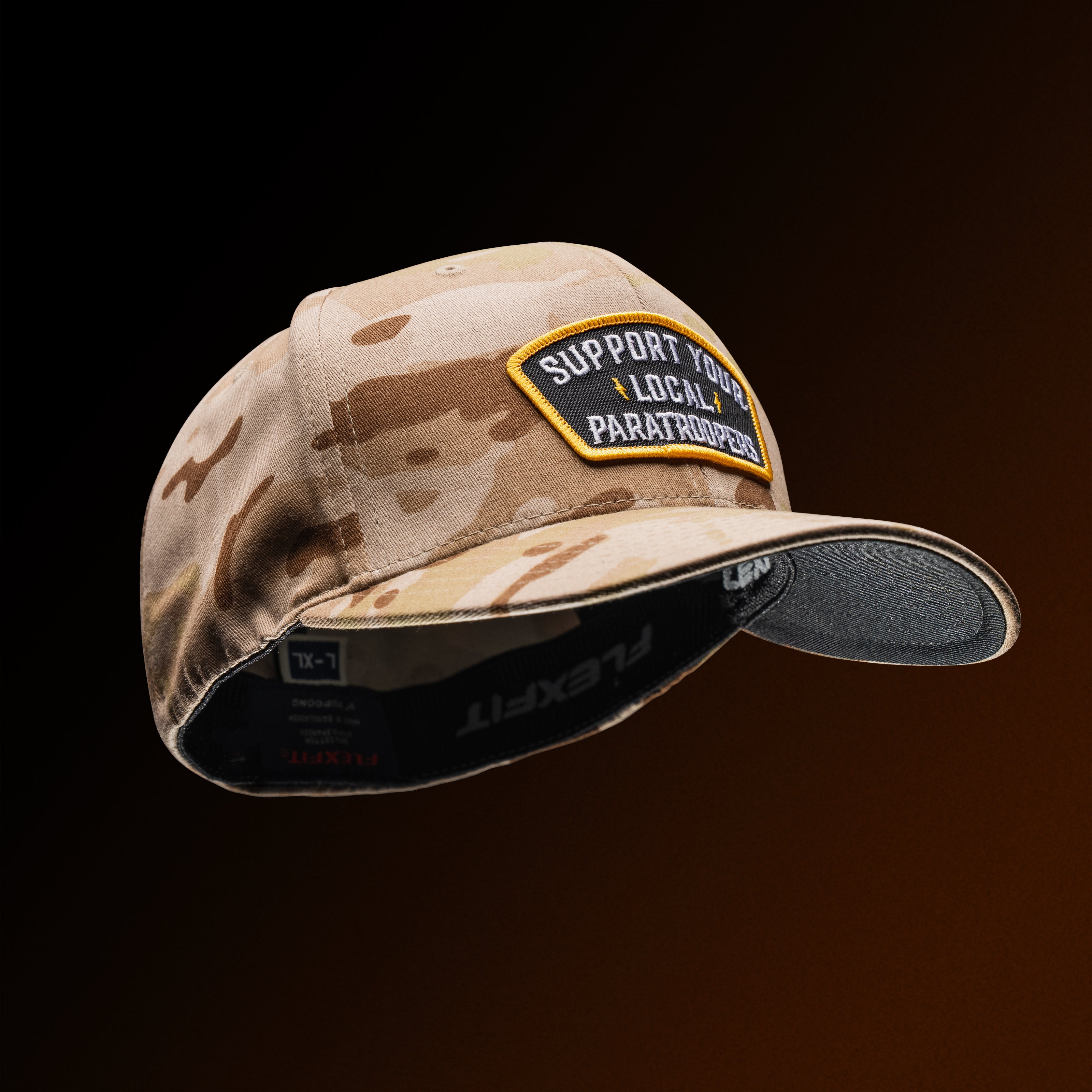 Support Your Local Paratroopers Patch Flexfit Hat – WETSU Company