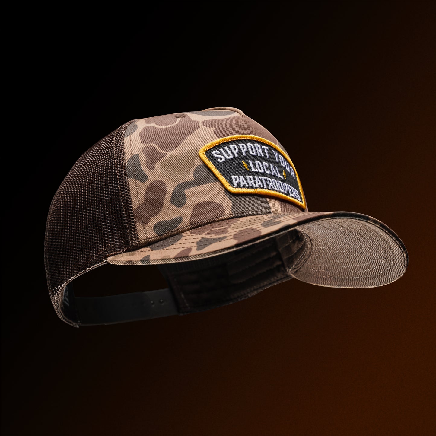 Support Your Local Paratroopers Patch Trucker Hat
