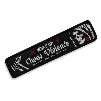 Woke Up, Chose Violence Velcro Patch