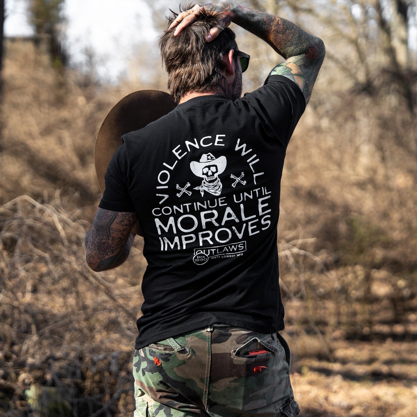 Violence Will Continue Until Morale Improves Men's T-Shirt