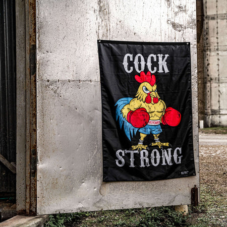 Cock Strong Boxing Chicken 3' X 5' Flag