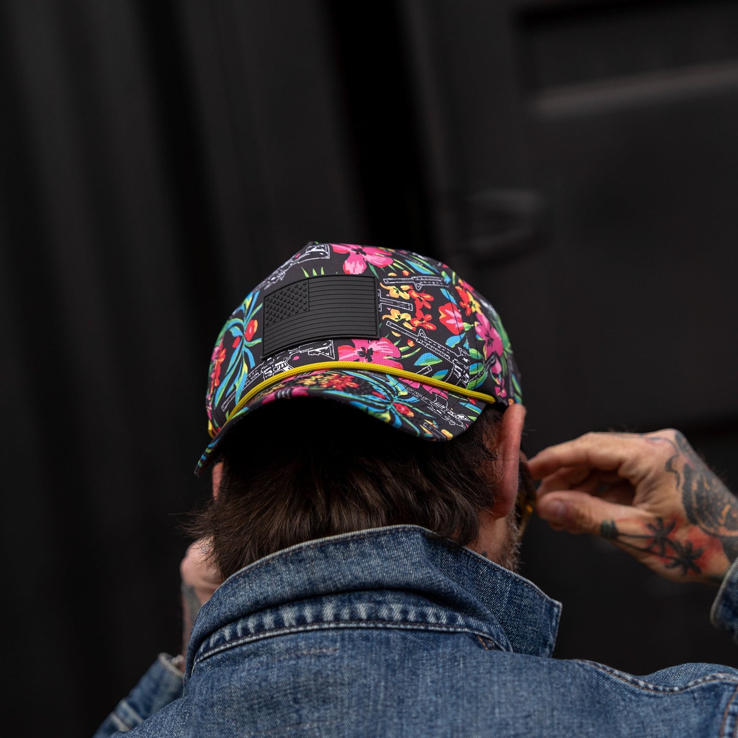 USA PVC Flag Waterproof Weekender Snapback