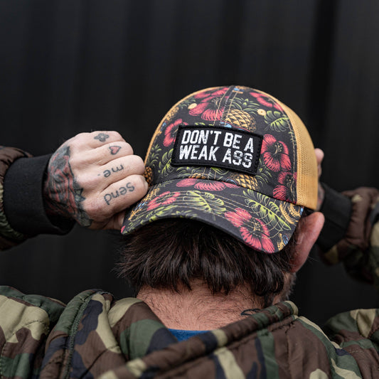 Don't Be A Weak Ass Patch Ripstop Snapback Hat