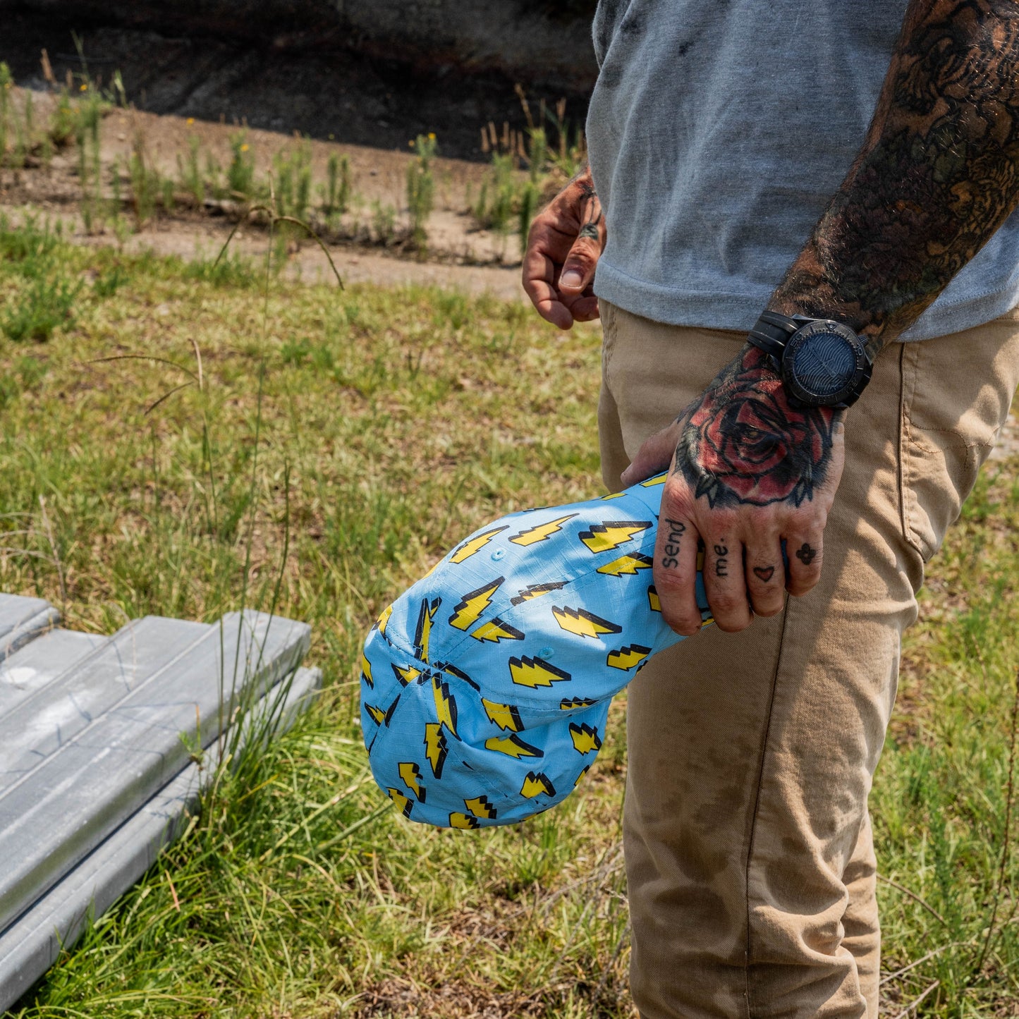 Ripstop Low Pro No Patch Mesh Snapback Hat