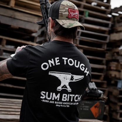 One Tough Sum Born and Raised American Outlaw Men's T-Shirt