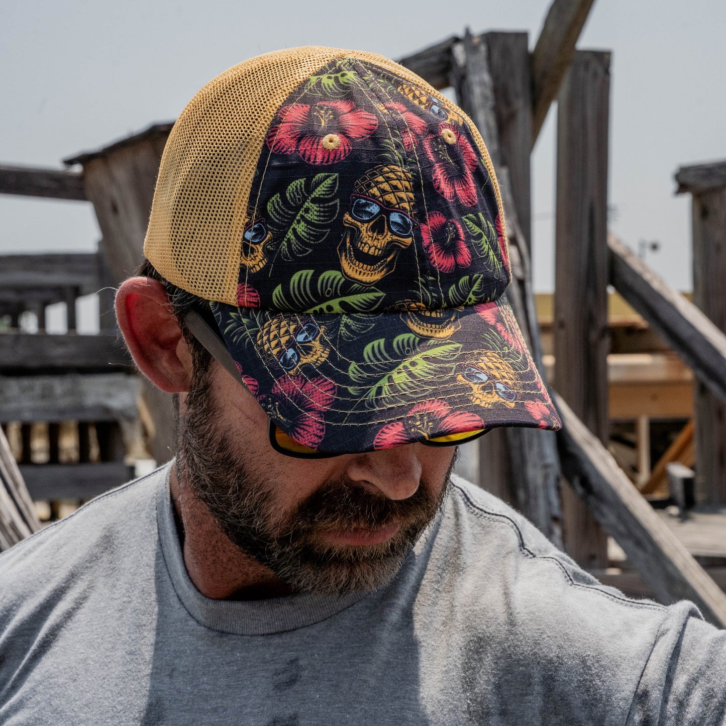 Ripstop Low Pro No Patch Mesh Snapback Hat