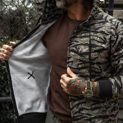 Men's Zip Up Fleece Lined Hoodie 2.0