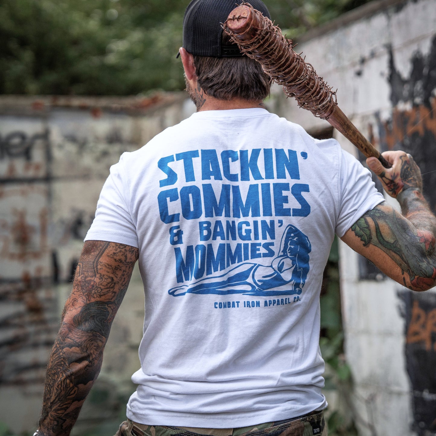 Stackin' Commies & Bangin' Mommies Men's T-Shirt