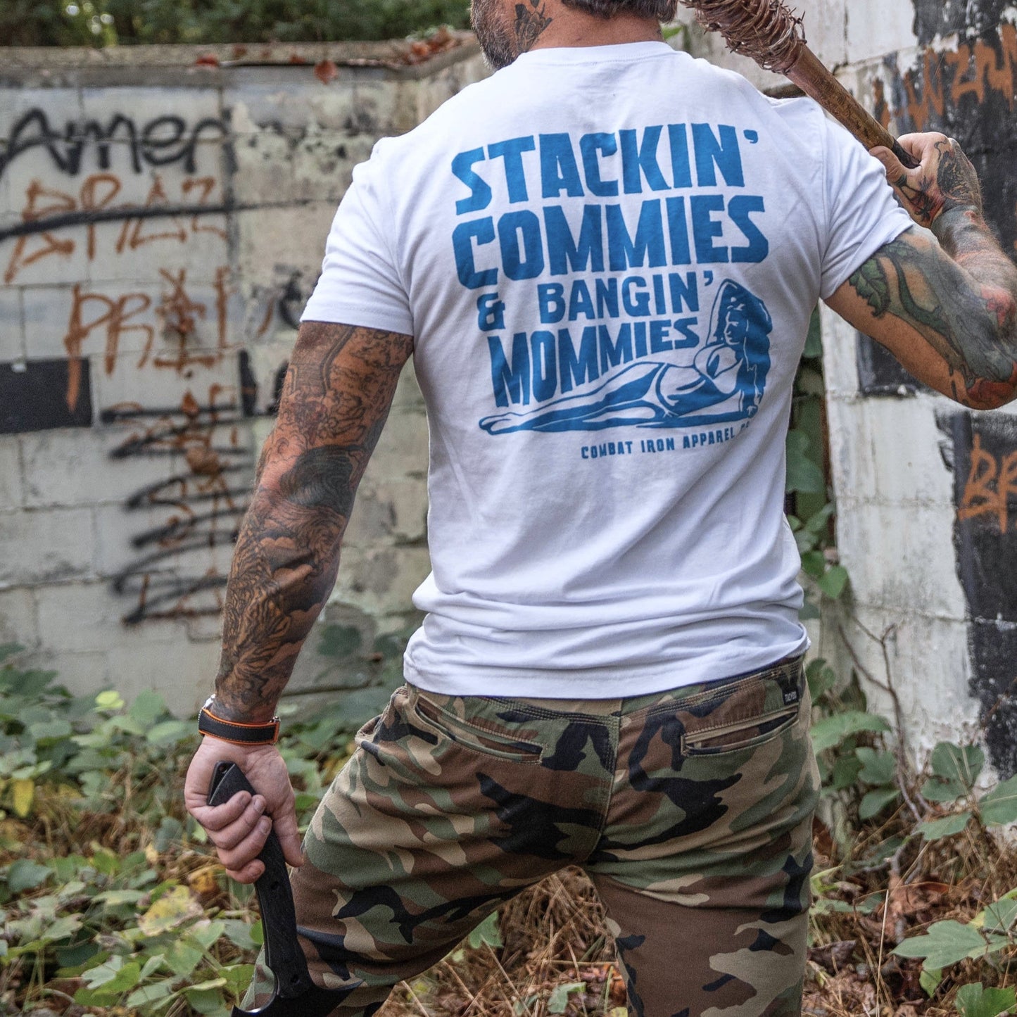 Stackin' Commies & Bangin' Mommies Men's T-Shirt