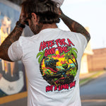 Load image into Gallery viewer, Here For A Good Time. Not A Long Time. Retro Summer Edition Men&#39;s T-Shirt
