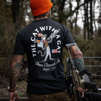 The Cat With A Gat Remix Men's T-Shirt