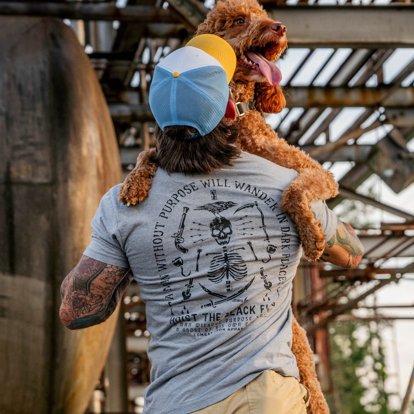Hoist the Black Flag Skull & Bones Men's T-Shirt