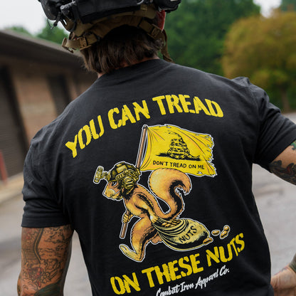 Tread On These Nuts Patriotic Men's T-Shirt
