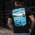 Load image into Gallery viewer, Spread&#39;n Hips, Rippin&#39; Lips Fishing Club Men&#39;s T-Shirt
