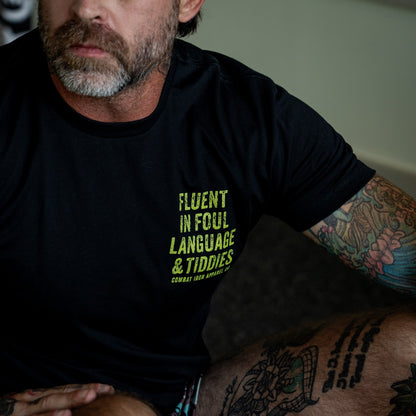 Fluent In Foul Language and Tiddies Men's T-Shirt