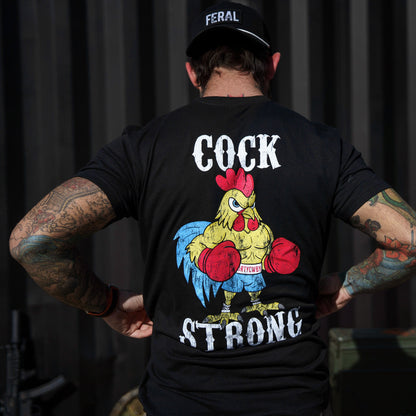 Boxing Chicken C*ck Strong Men's T-Shirt