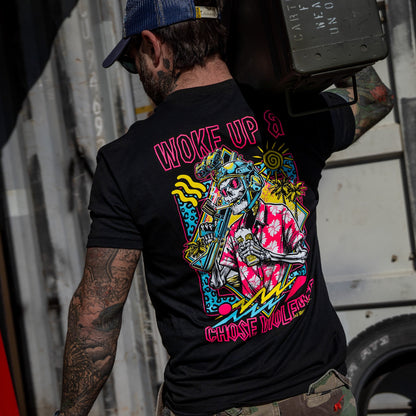 Woke Up & Chose Violence Men's T-Shirt