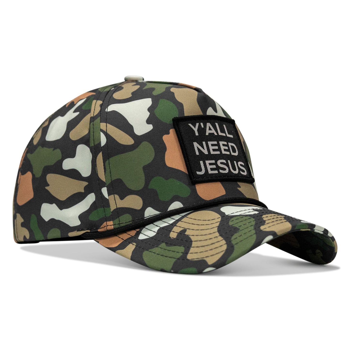 Y'all Need Jesus Patch 5 Pannel Snapback