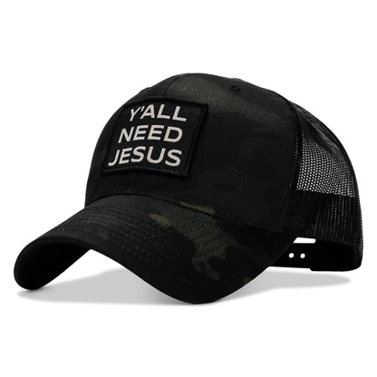 Y'all Need Jesus Patch Snapback Hat