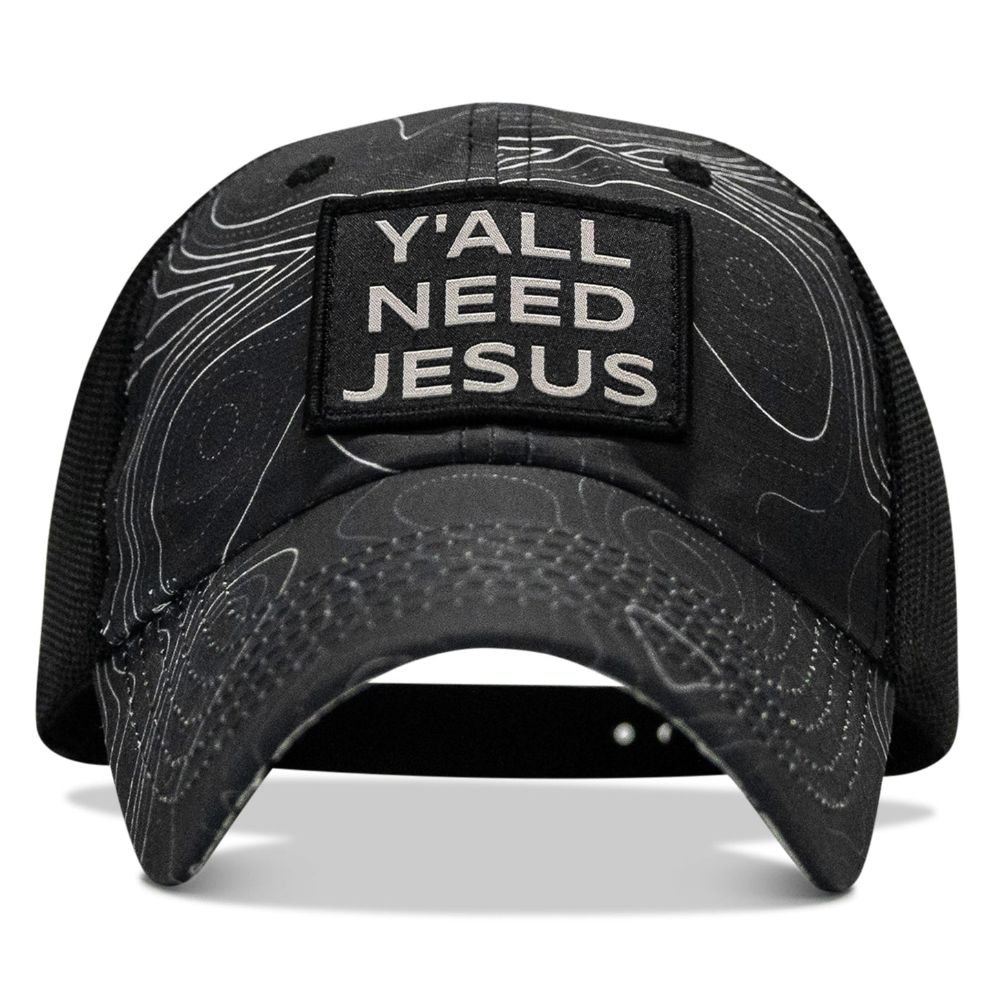 Y'all Need Jesus Patch Tactical Ripstop Mesh Snapback Hat