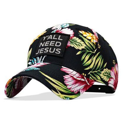 Y'all Need Jesus Patch Snapback Hat