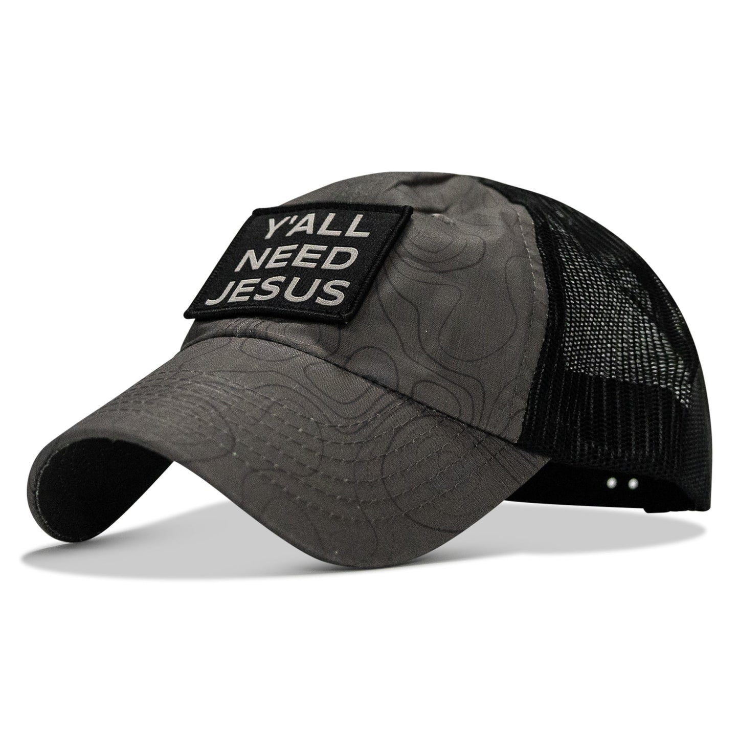 Y'all Need Jesus Patch Tactical Ripstop Mesh Snapback Hat