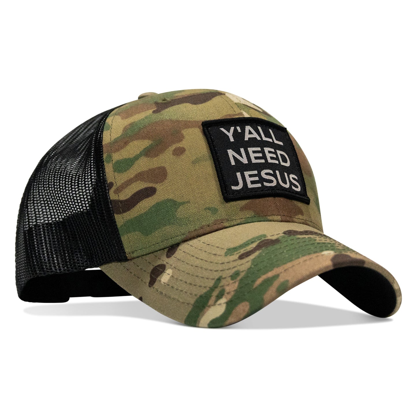 Y'all Need Jesus Patch Snapback Hat
