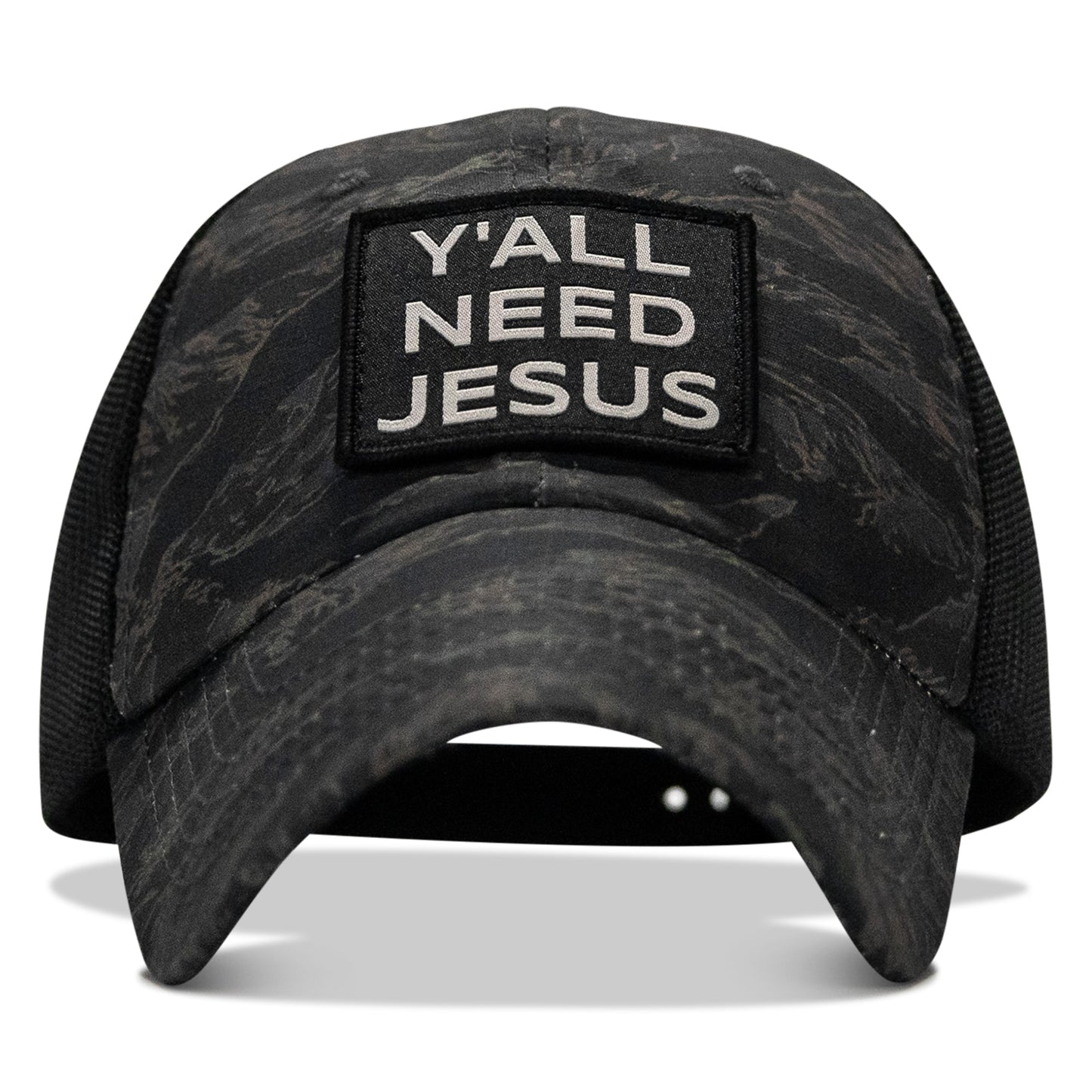 Y'all Need Jesus Patch Tactical Ripstop Mesh Snapback Hat