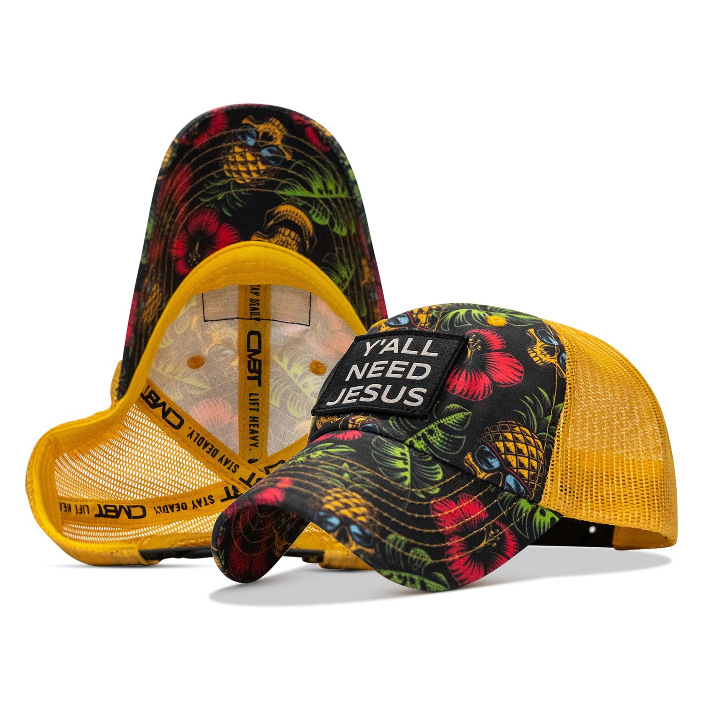 Y'all Need Jesus Patch Tactical Ripstop Mesh Snapback Hat