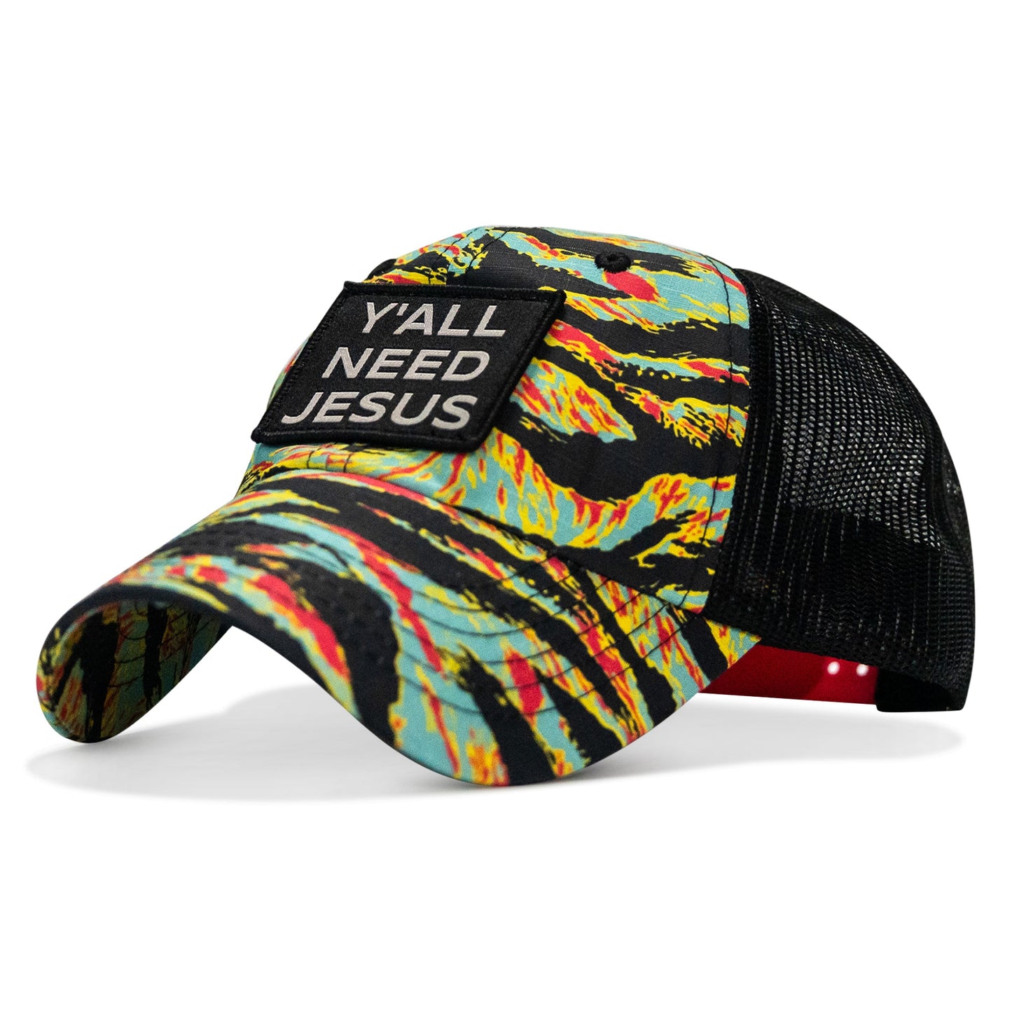 Y'all Need Jesus Patch Tactical Ripstop Mesh Snapback Hat