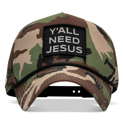 Y'all Need Jesus Patch Weekender Snapback